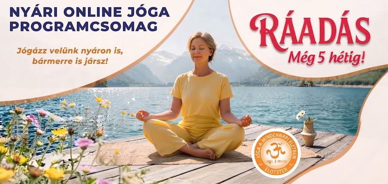 RÁADÁS Nyári Online Jóga programcsomag