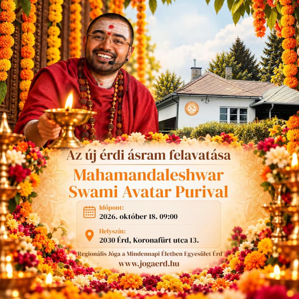 Az új Érdi Ásram felavatása Mahamandaleshwar Swami Avatar Purival